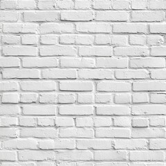Obraz premium Modern Clean White Brick Wall with Even Spacing
