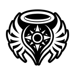 A solid icon of divine spirit