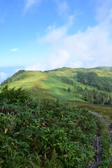 Climbing Mt. Aizu-Komagatake, Fukushima, Japan