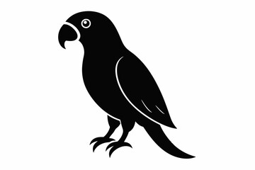 parrot  silhouette vector illustration