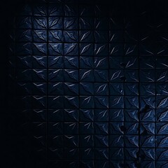 Light blue abstract background Abstract defocused background. Spring. Summer. Sea. blue neon light on a brick wall at night