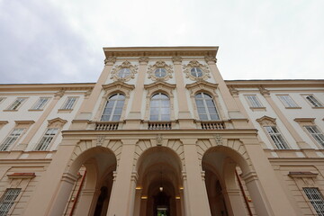 Schloss konzerte Mirabell, a concert hall at Schloss Mirabell (Mirabell Palace) 17th-century palace with ornamental gardens in Salzburg, Austria