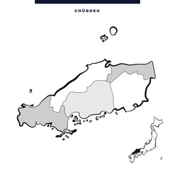 Japan - The Chūgoku region also known as the San'in-San'yō