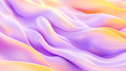 Obraz premium Soft Lavender and Yellow Hues Blending Together