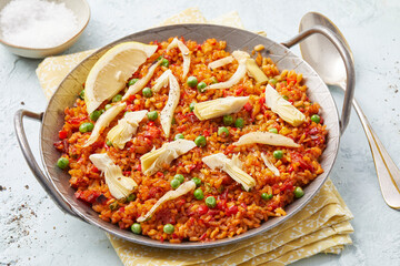 Fennel and Artichoke Paella