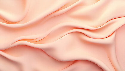 A smooth peach gradient transitions seamlessly into shades of light pink and red. The soft curves and blurred edges add depth and warmth to this visually appealing design.