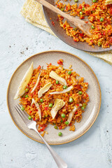 Fennel and Artichoke Paella