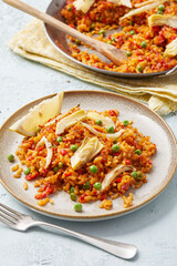 Fennel and Artichoke Paella