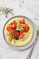 Grilled Vegetables and Polenta