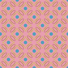 Abstract geometric colorful seamless pattern