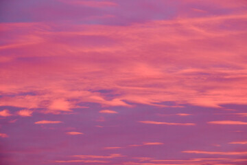 landscape with red sky at sunset
