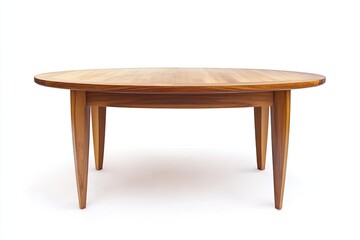 Dining table isolated on white background