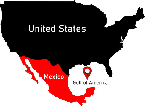 Gulf of America rename map