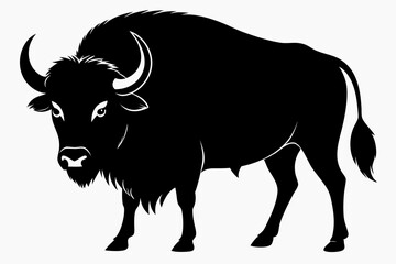 buffalo  silhouette vector