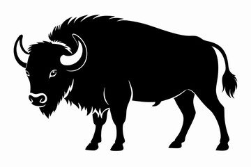 buffalo  silhouette vector