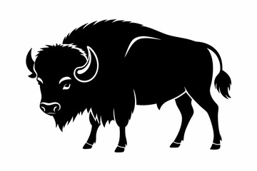 buffalo  silhouette vector