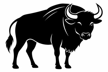 buffalo  silhouette vector