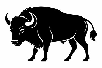 buffalo  silhouette vector