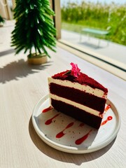 Red velvet cake.
