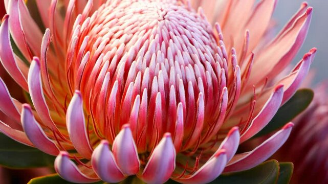 Close-up of a protea flower 