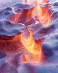 Abstract Vibrant Waves: Colorful Motion Graphics Background