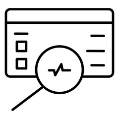 A clean medical equipment lineal icon set, ideal for healthcare, hospitals, and diagnostics. Perfect for representing tools like stethoscopes, syringes, monitors, and more in modern designs.