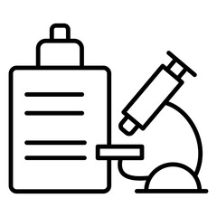 A clean medical equipment lineal icon set, ideal for healthcare, hospitals, and diagnostics. Perfect for representing tools like stethoscopes, syringes, monitors, and more in modern designs.