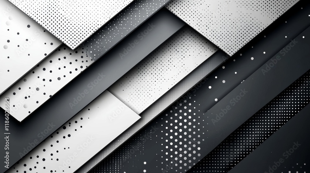 Poster diagonal lines flow in a smooth loop. clean stripes form striking geometric patterns on a solid back