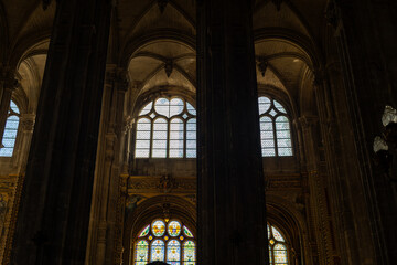 Fototapeta premium interior of saint cathedral city