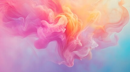 Fototapeta premium Abstract Pastel Swirls of Color in Motion
