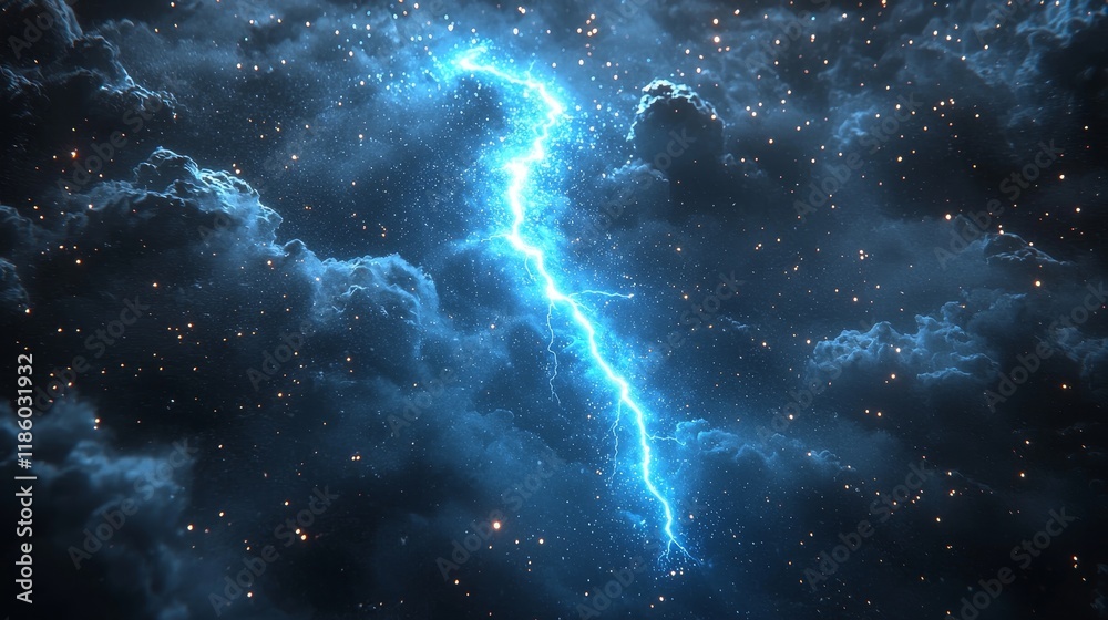 Wall mural electric thunder motion background images and motion graphics animation background