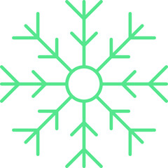 Frost icon single vector illustration