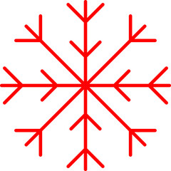 Snowflake icon single vector illustration