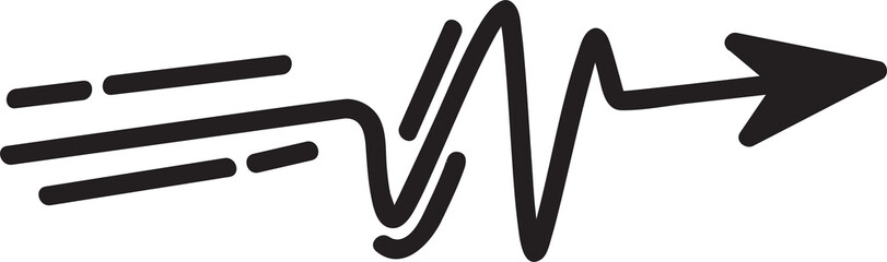 Doodle Arrow Line Illustration
