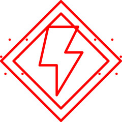 Storm Warning icon single vector illustration