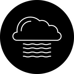 Fog icon single vector illustration