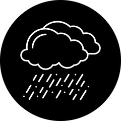 Rain icon single vector illustration