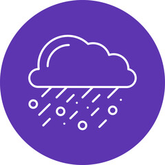 Hail icon single vector illustration