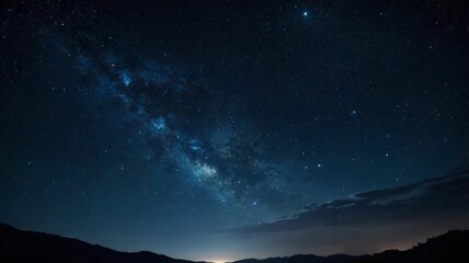 stars background a blue starry sky at dark night