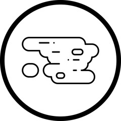 Haze icon single vector illustration