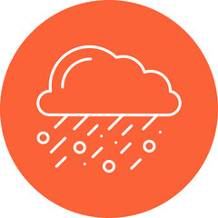 Hail icon single vector illustration