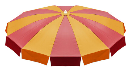 Top view red and orange umbrella © Ratchapon