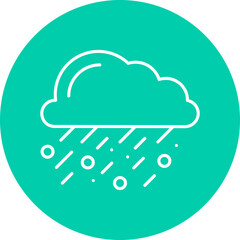 Hail icon single vector illustration