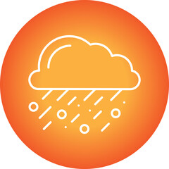 Hail icon single vector illustration