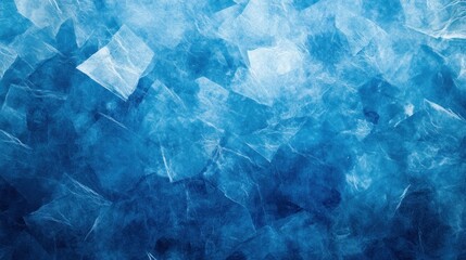 Obraz premium Abstract blue ice texture background.