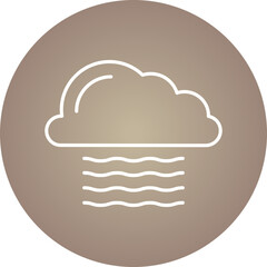 Fog icon single vector illustration