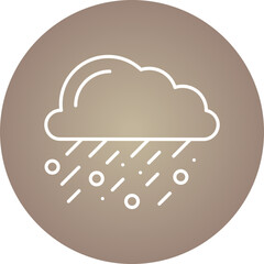 Hail icon single vector illustration
