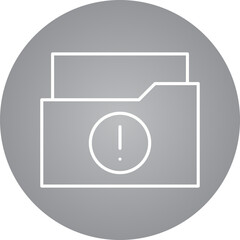 No Data icon single vector illustration