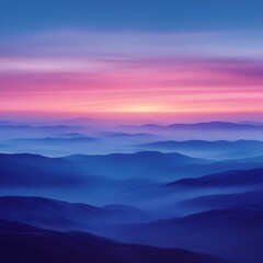 Obraz premium A background of a smooth gradient transitioning from deep blue to soft lavender. 
