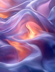 Obraz premium A background of a smooth gradient transitioning from deep blue to soft lavender. 